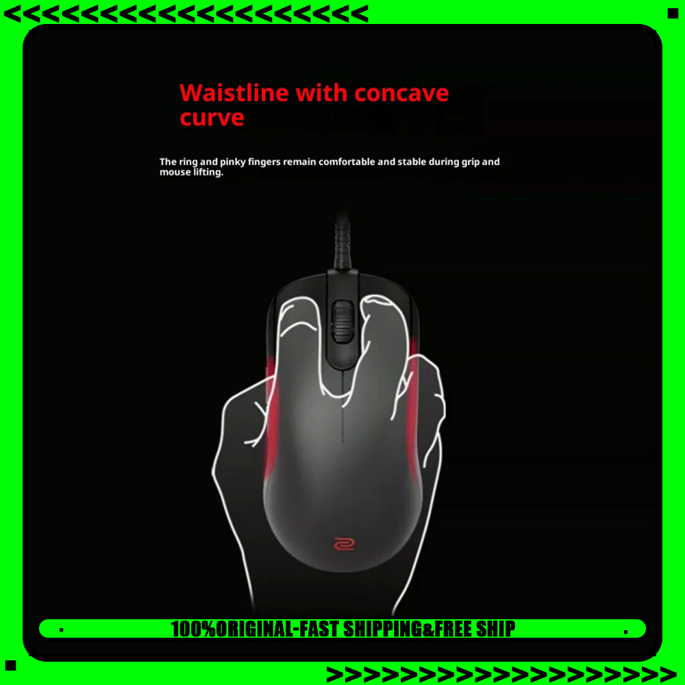 Esports Gaming Pcs - ZOWIE GEAR S-C ซีรีส์เมาส์อีสปอร์ตแบบมีสายเมาส์แบบสมมาตร 3200DPI น้ำหนักเบาสำหรับเล่นเกมพีซีเมาส์สำนักงาน