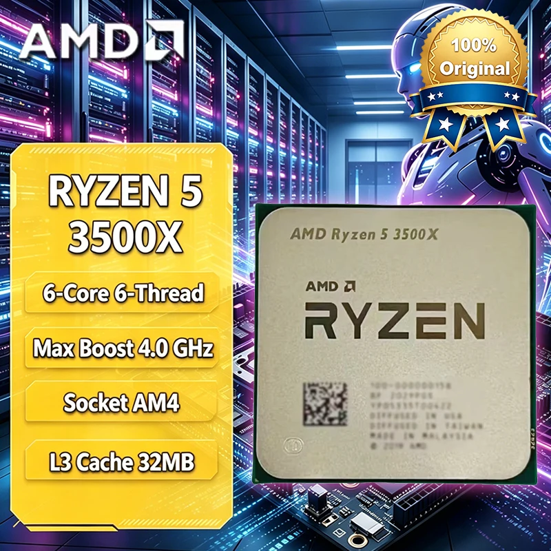 Amd Cpu Ryzen 5 - เอเอ็มดี ไรเซน 5 R5 3500X 3.6GHz
