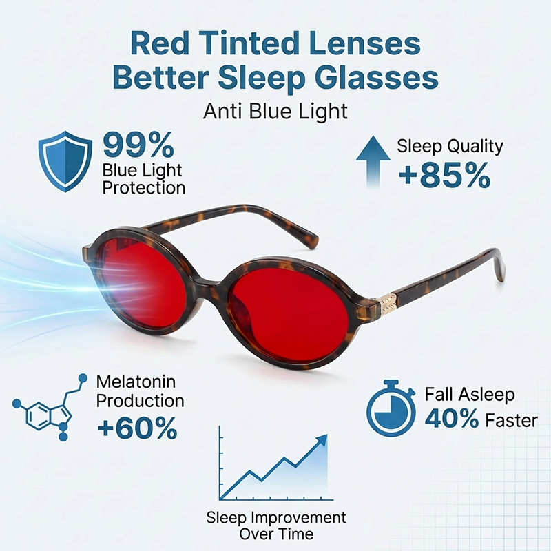 Gaming Glasses Blue - แว่นกรองแสงสีฟ้า รุ่น Oval สำหรับผู้หญิงและผู้ชาย ปี 2026