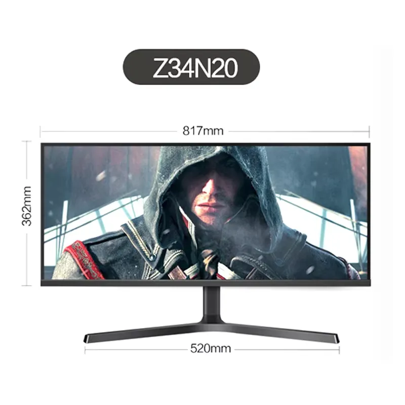 Esports Gaming Business - จอคอมพิวเตอร์ LCD ขนาด 34 นิ้ว 4K