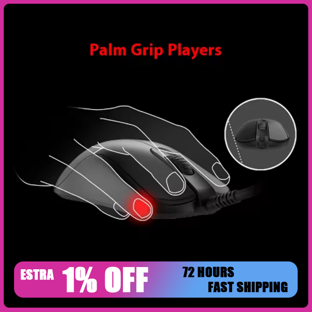 Esports Gaming Pcs - ZOWIE GEAR S-C ซีรีส์เมาส์อีสปอร์ตแบบมีสายเมาส์แบบสมมาตร 3200DPI น้ำหนักเบาสำหรับเล่นเกมพีซีเมาส์สำนักงาน