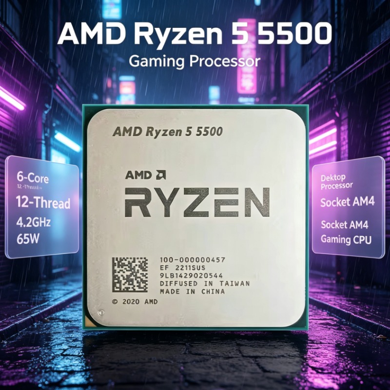 AMD Ryzen 5 5500 AM4 ซีพียูเดส - Amd Cpu Ryzen 5 บทวิจารณ์และราคา