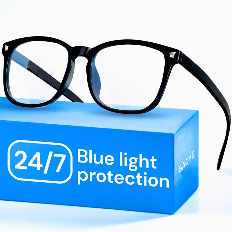 แว่นตากรองแสงสีฟ้าดำสำหรับคอมพ - Gaming Glasses Blue บทวิจารณ์และราคา
