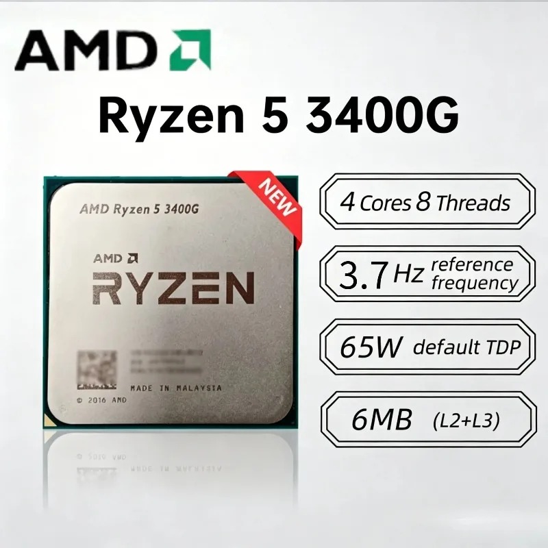 AMD Ryzen 5 3400G 4 คอร์ 8 เธร - Amd Cpu Ryzen 5 บทวิจารณ์และราคา