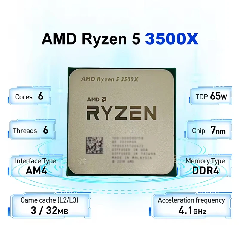 เอเอ็มดี ไรเซน 5 R5 3500X 3.6G - Amd Cpu Ryzen 5 บทวิจารณ์และราคา
