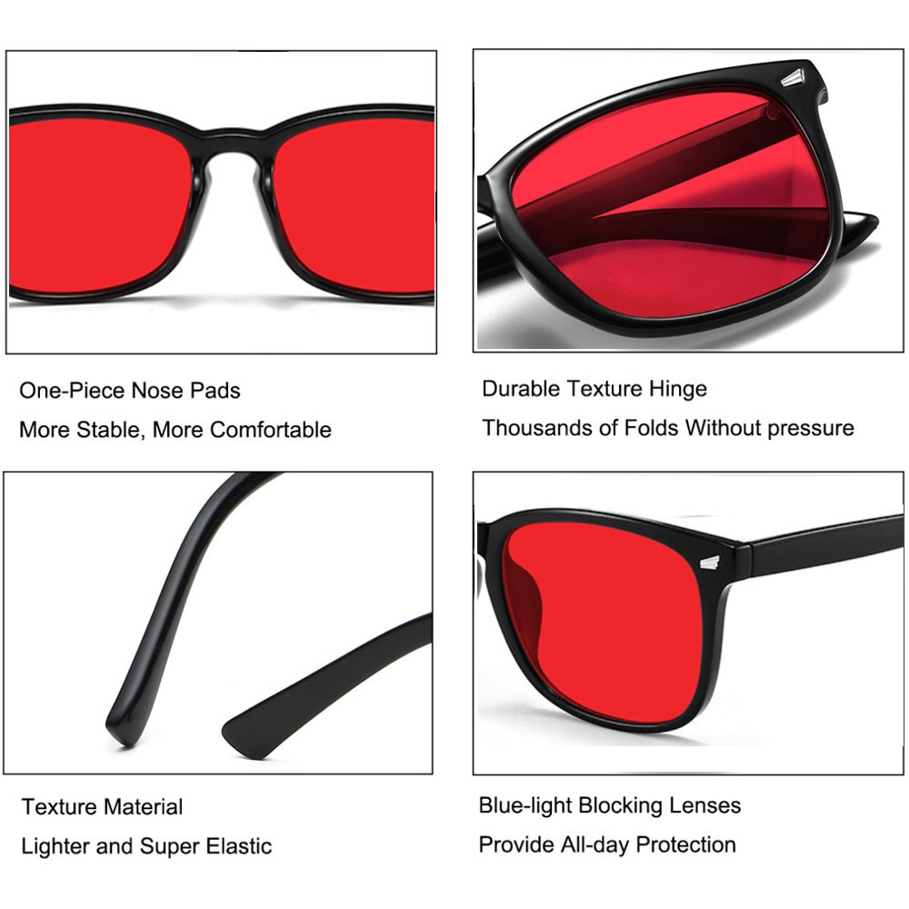 แว่นตาป้องกันแสงสีฟ้า เลนส์สีแ - Gaming Glasses Blue บทวิจารณ์และราคา