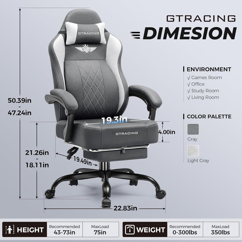 เก้าอี้เกมมิ่งพนักพิงสูงตามหลั - Gaming & Esports District บทวิจารณ์และราคา
