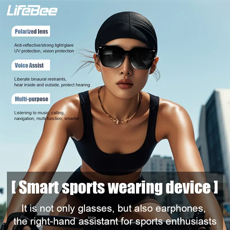 กล้องแว่นตาอัจฉริยะ Bluetooth  - Gaming Glasses Blue บทวิจารณ์และราคา