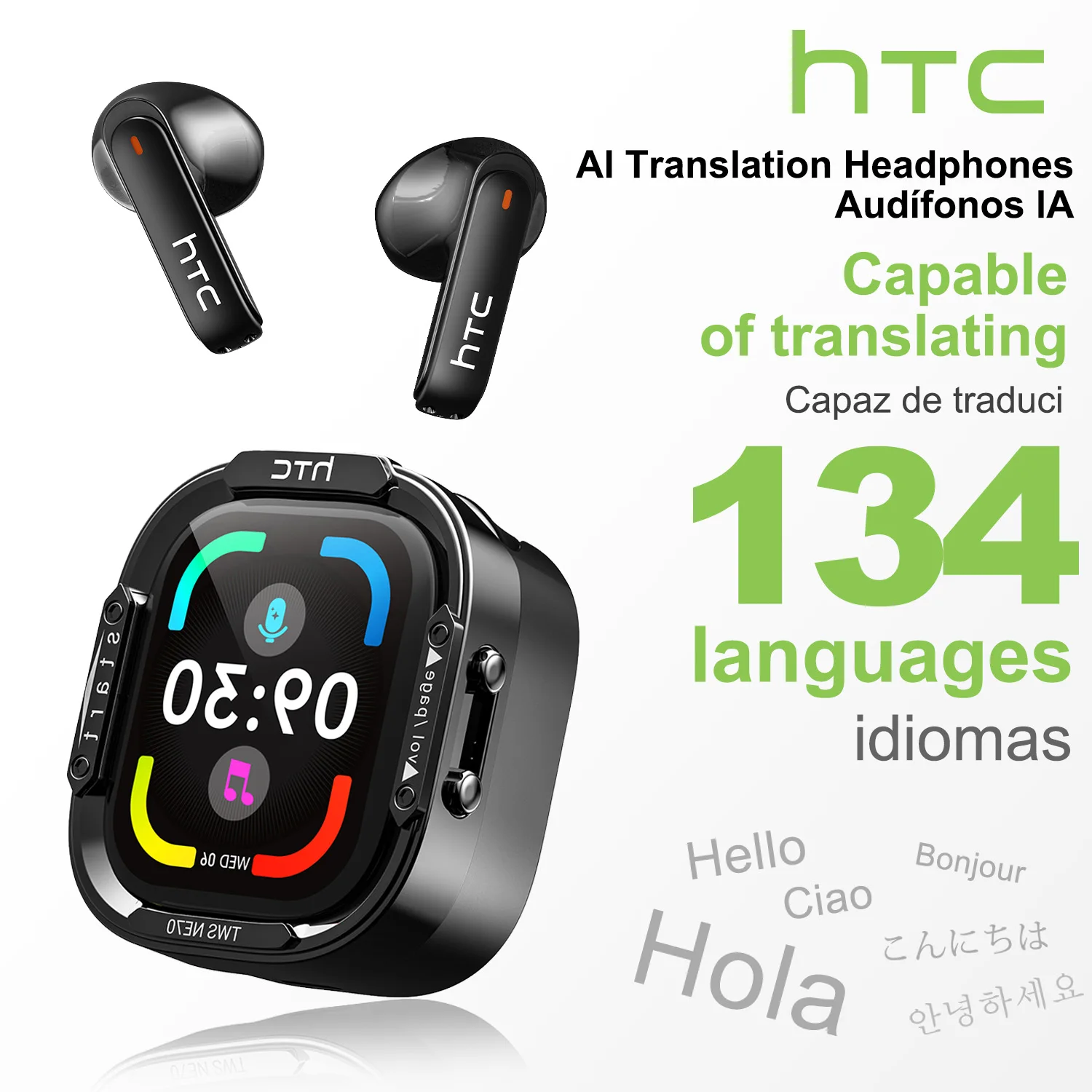 HTC NE70 หูฟังบลูทูธ V6.0 หูฟั - Esports Gaming Earbuds บทวิจารณ์และราคา
