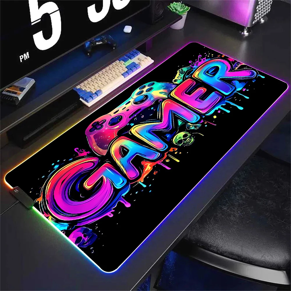 RGB Neon Gaming Controller Art - Esports Gaming Stocks บทวิจารณ์และราคา
