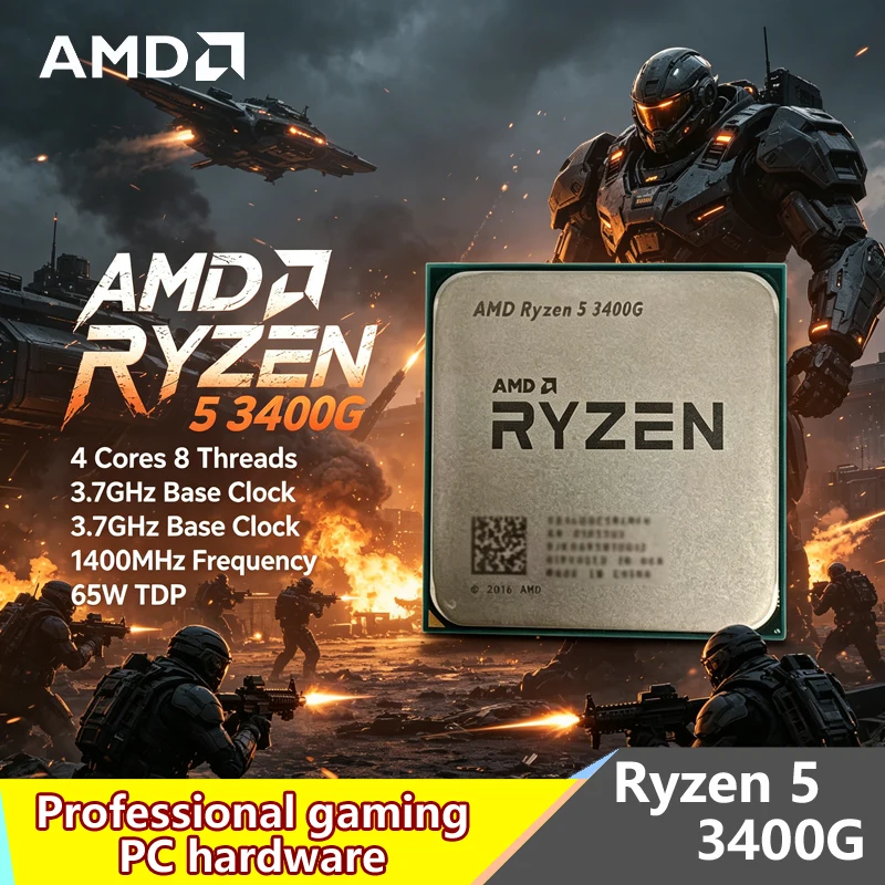 AMD Ryzen 5 3400G AM4 ซีพียูเด - Amd Cpu Ryzen 5 บทวิจารณ์และราคา