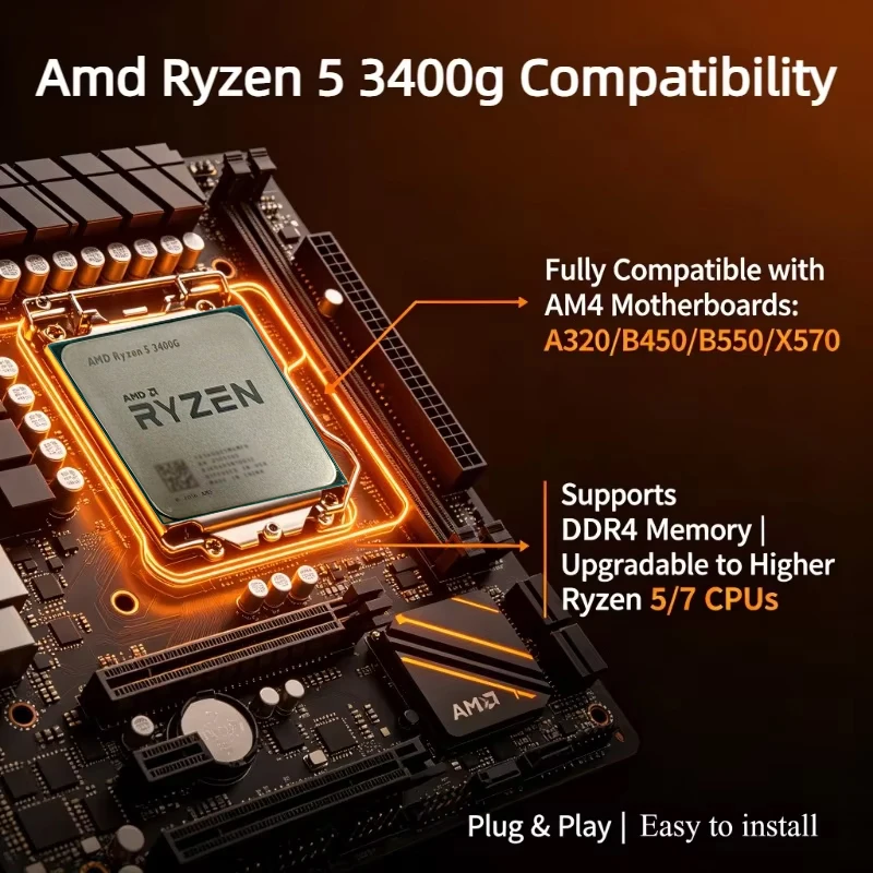AMD Ryzen 5 3400G AM4 ซีพียูเด - Amd Cpu Ryzen 5 บทวิจารณ์และราคา