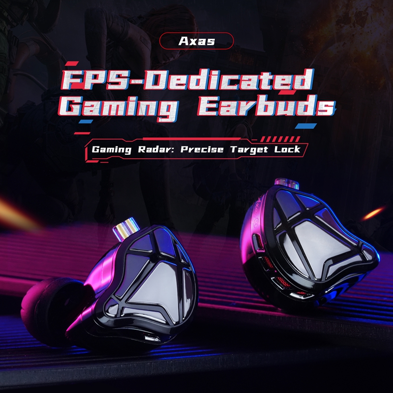    หูฟัง KZ Axas FPS Gaming I - Esports Gaming Earbuds บทวิจารณ์และราคา